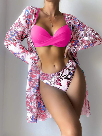 Women's Hard-Packed Mesh Split Swimsuit