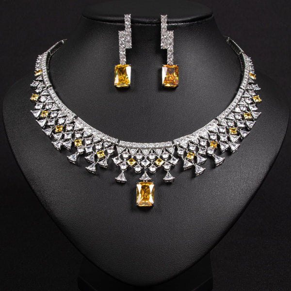 Minimalist Zircon Jewelry Set