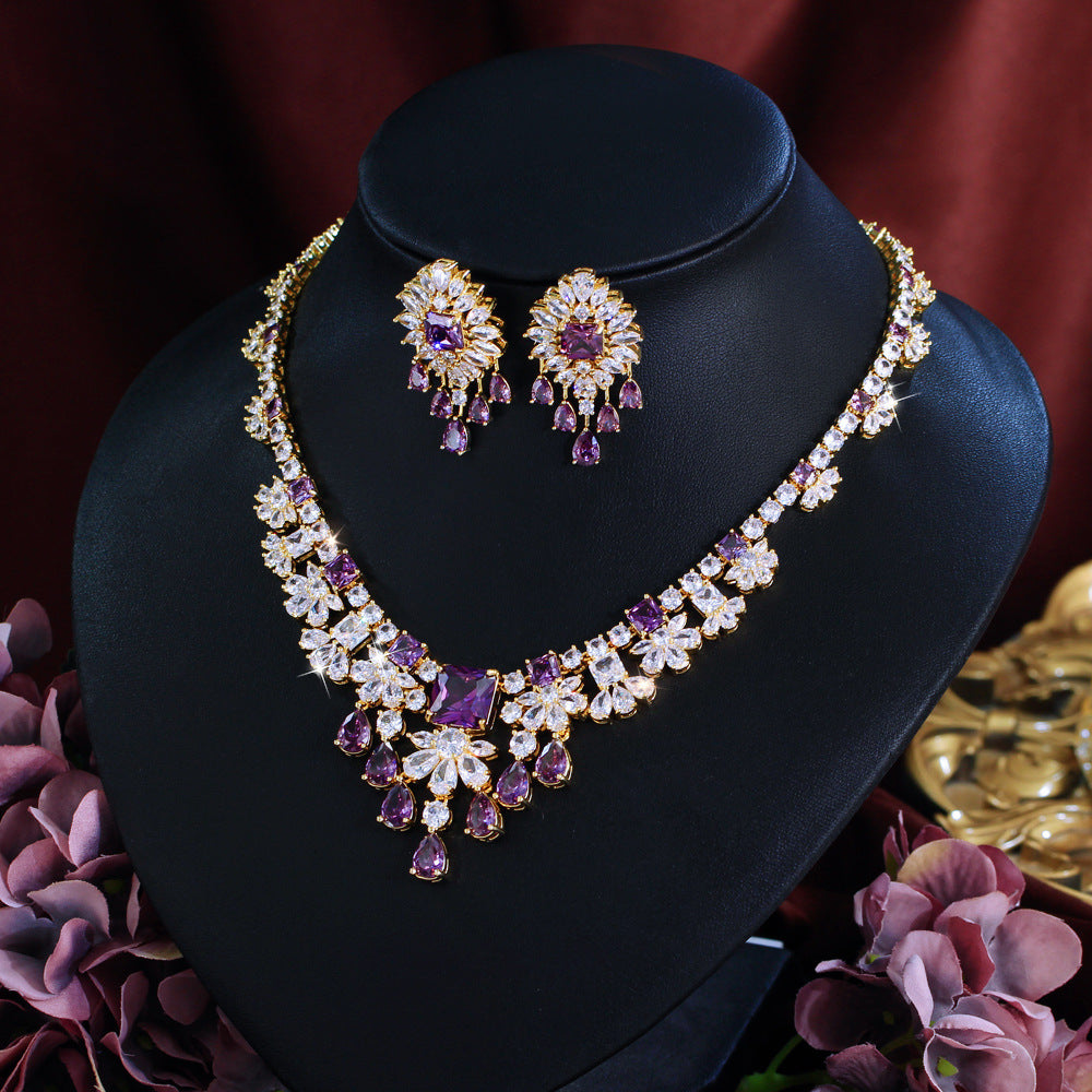 Two-Piece Necklace & Earring Set for Women