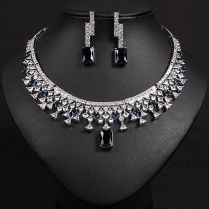 Minimalist Zircon Jewelry Set