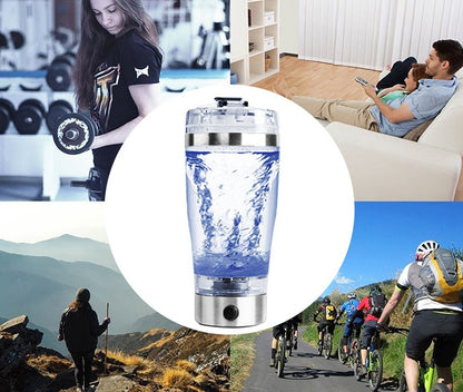 Electric Protein Shake Stirrer USB Shake Bottle Milk Coffee Blender Kettle charging Electric Shaker Cup