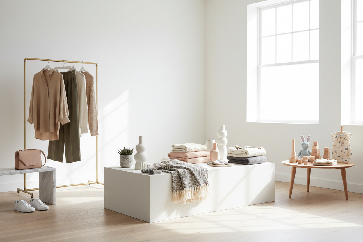 Minimalist product display