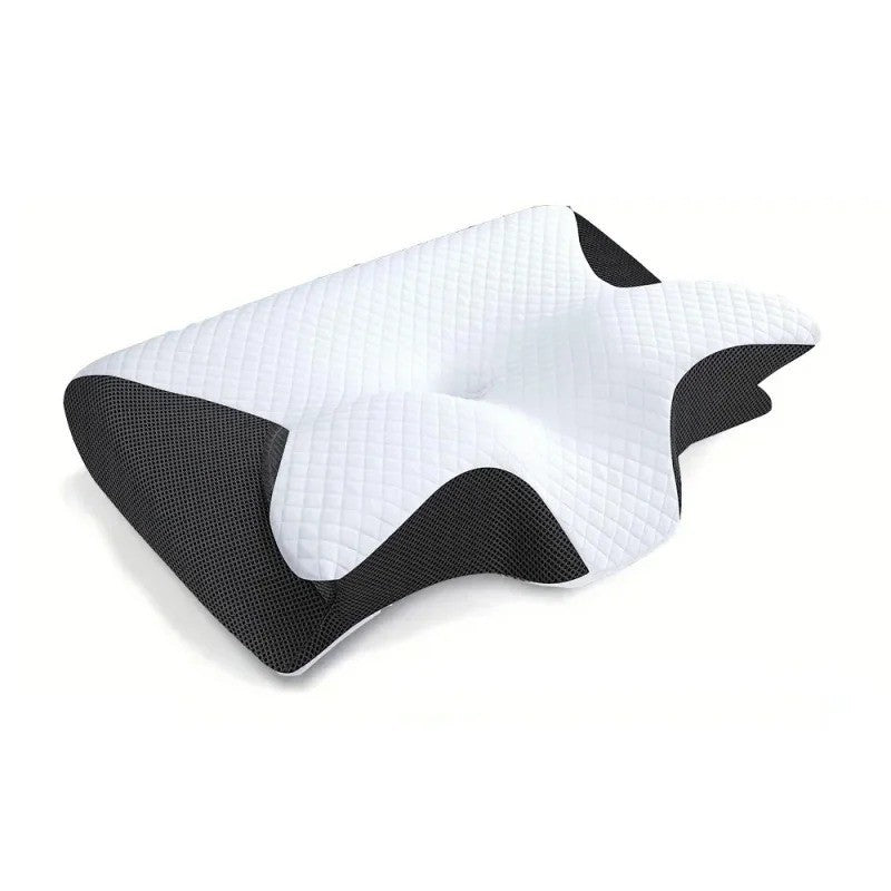 Memory Foam Neck Contour Pillow Cervical Orthopedic Groove Ergonomic Support AU
