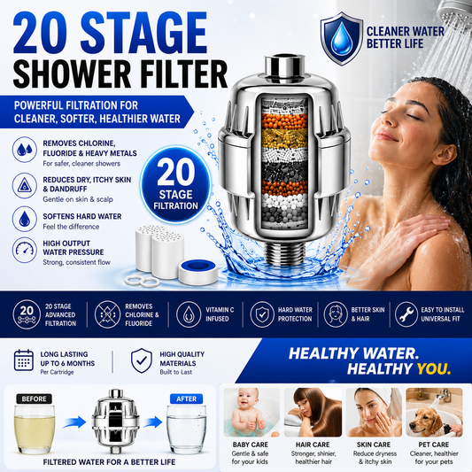 20 Stage Shower Water Filter